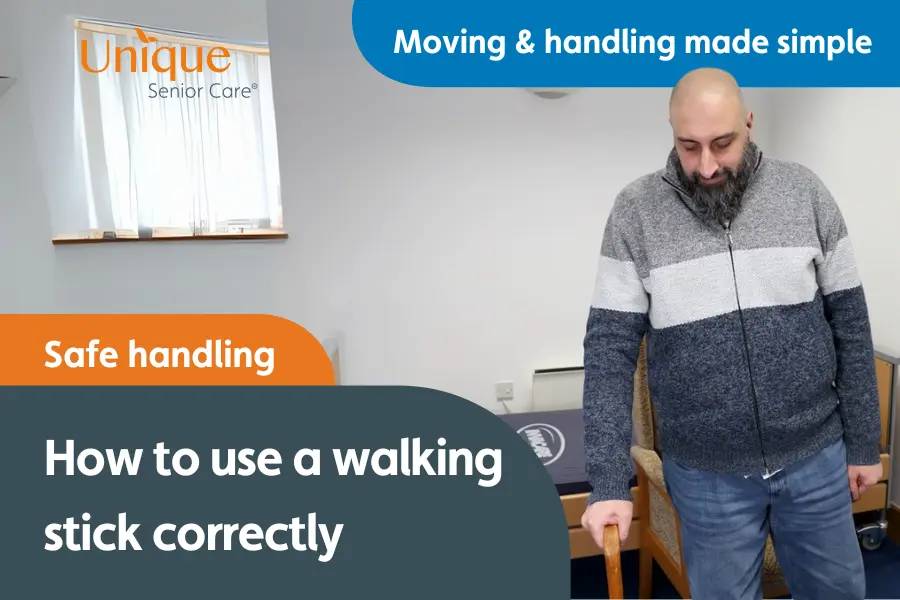 Thumbnail image for how to use a Walking stick correctly