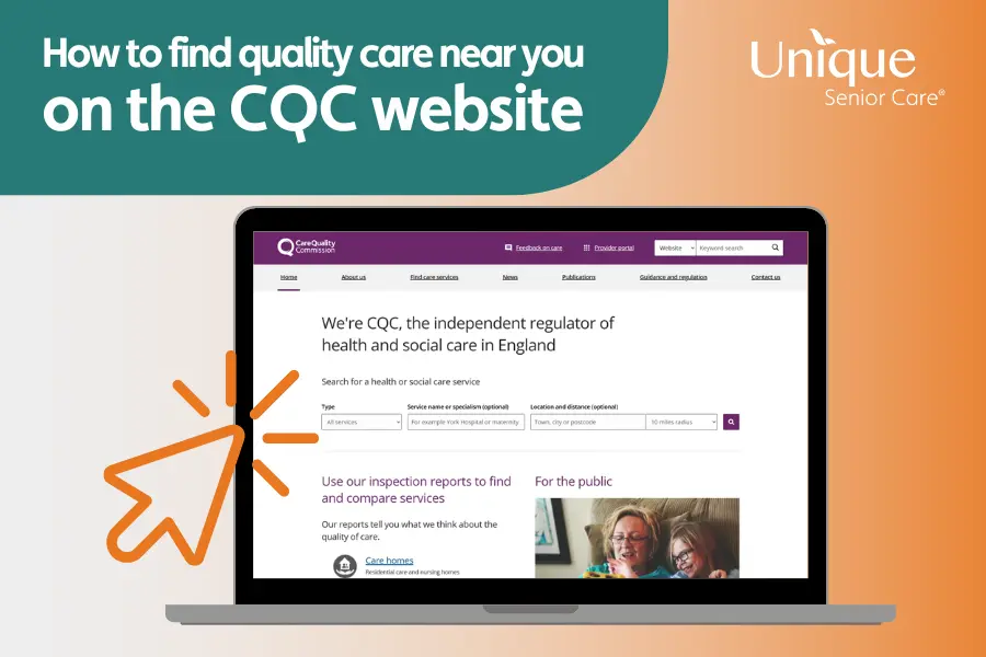 How to find quality care near you using the CQC website