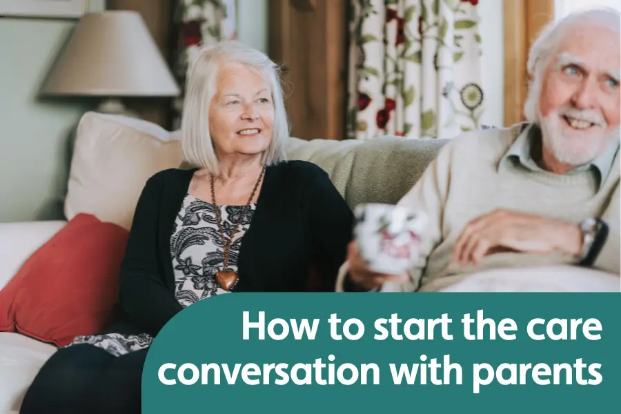 Thumbnail image for blog titled 'How to start the care conversation with elderly parents'